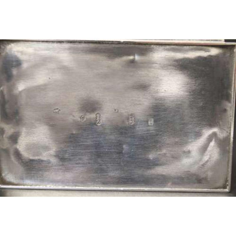 Early 19th Century Embossed Silver Box Made in the Netherlands, circa 1820 For Sale 7