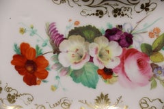 An Early 19th century English  porcelain  hand painted  porcelain davenport dish
