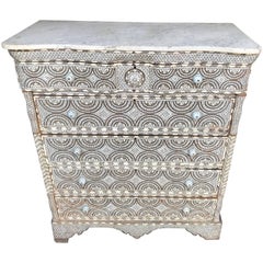 Antique Early 19th Century Five-Drawer Syrian Commode 