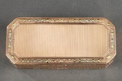 Goldschachtel aus dem frühen 19. Jahrhundert