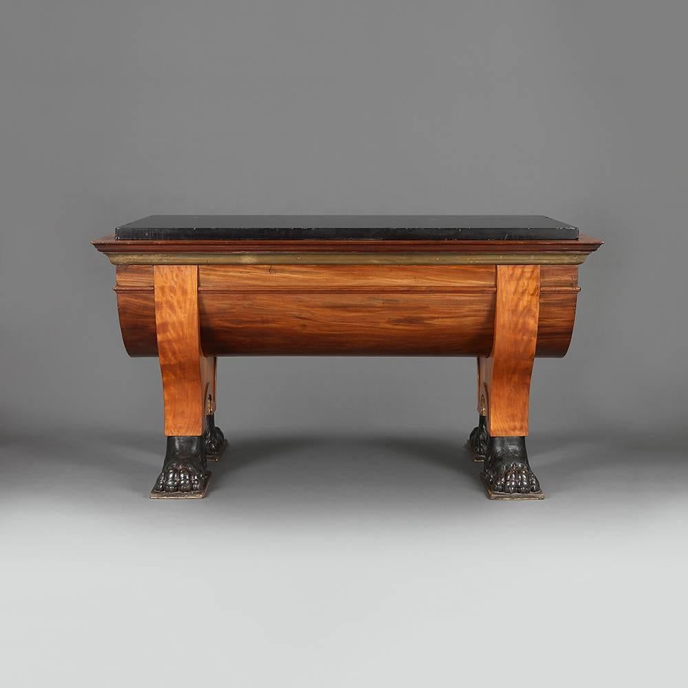 Belgian Early 19th Century Mahogany Centre Table