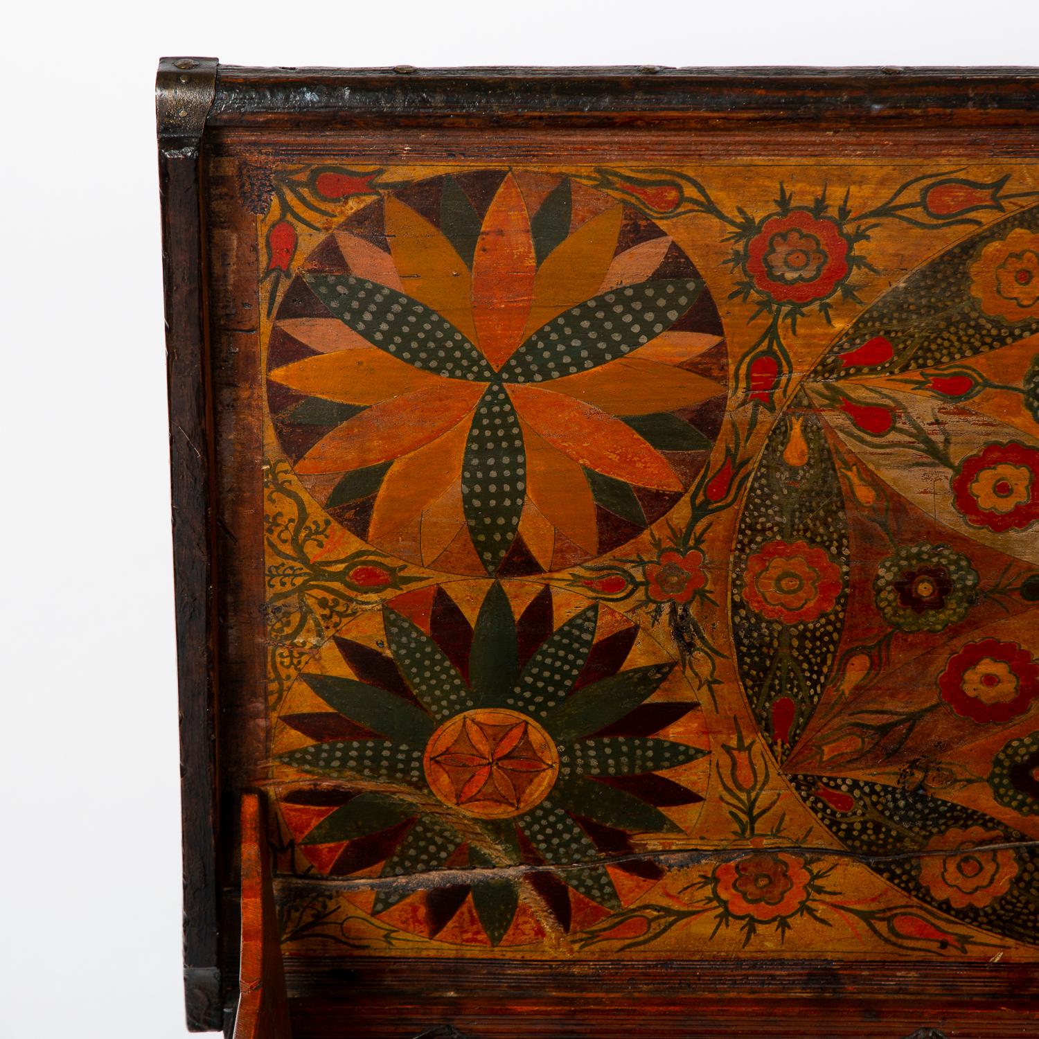 Early 19th Century Northern European Painted Chest 2