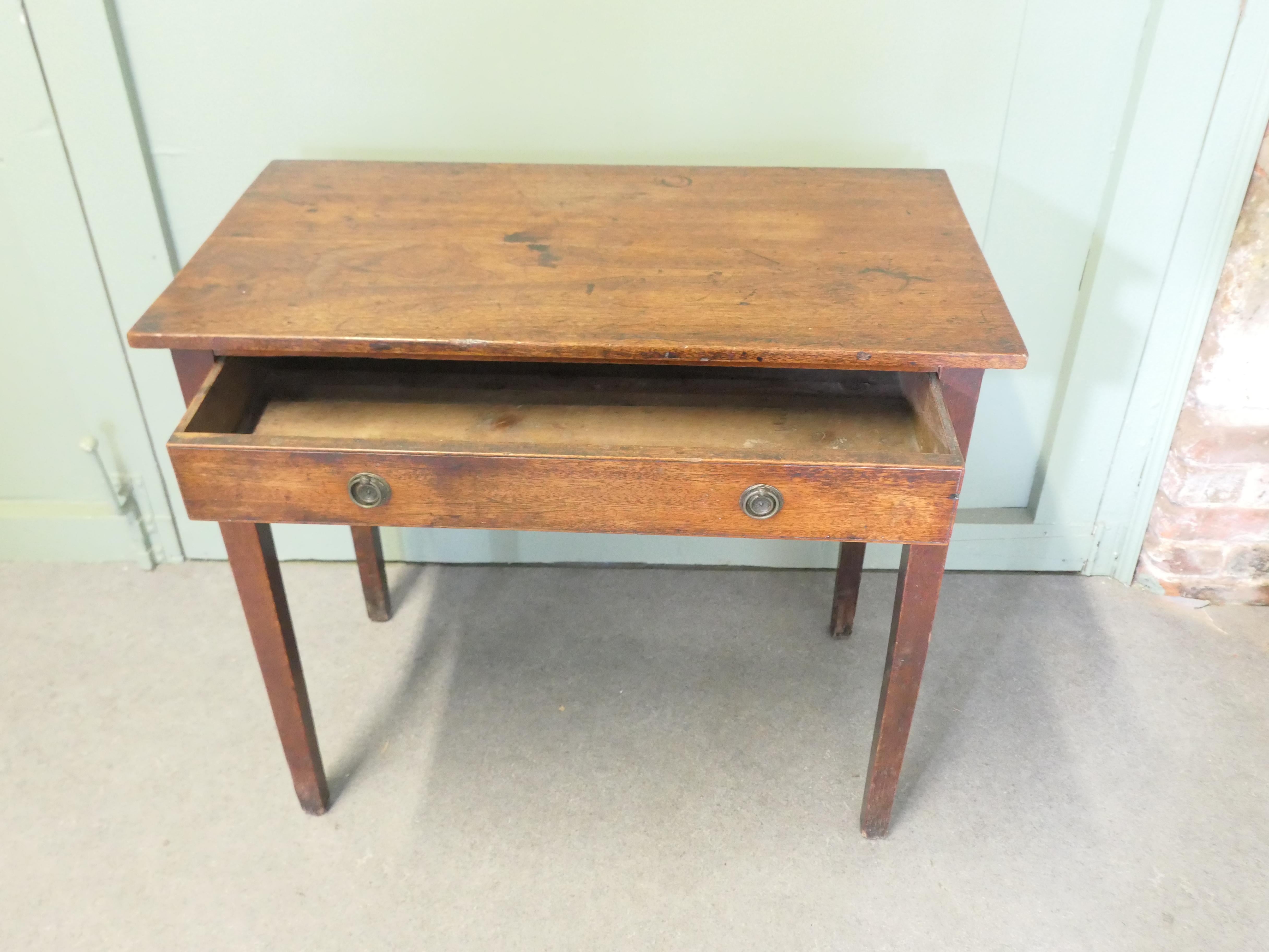 Georgiano Un tavolo da scrittura in Oak dei primi del XIX secolo in vendita