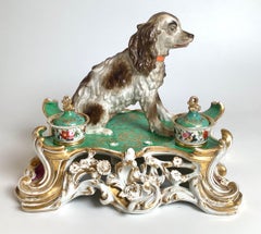 An Early 19th Century Paris Porcelain Inkstand