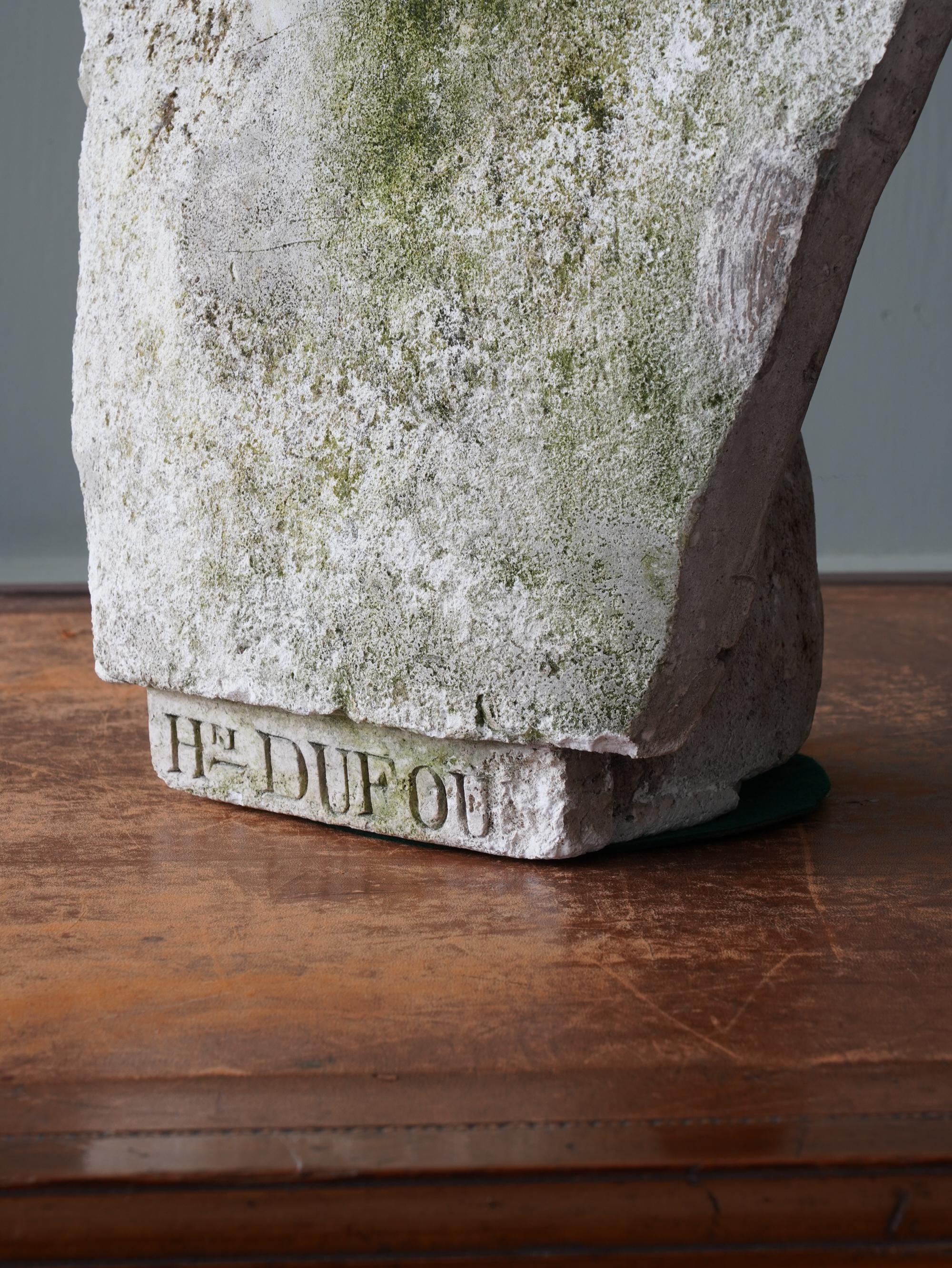 Early 19th Century Plaster Death Mask In Distressed Condition In Conwy, GB