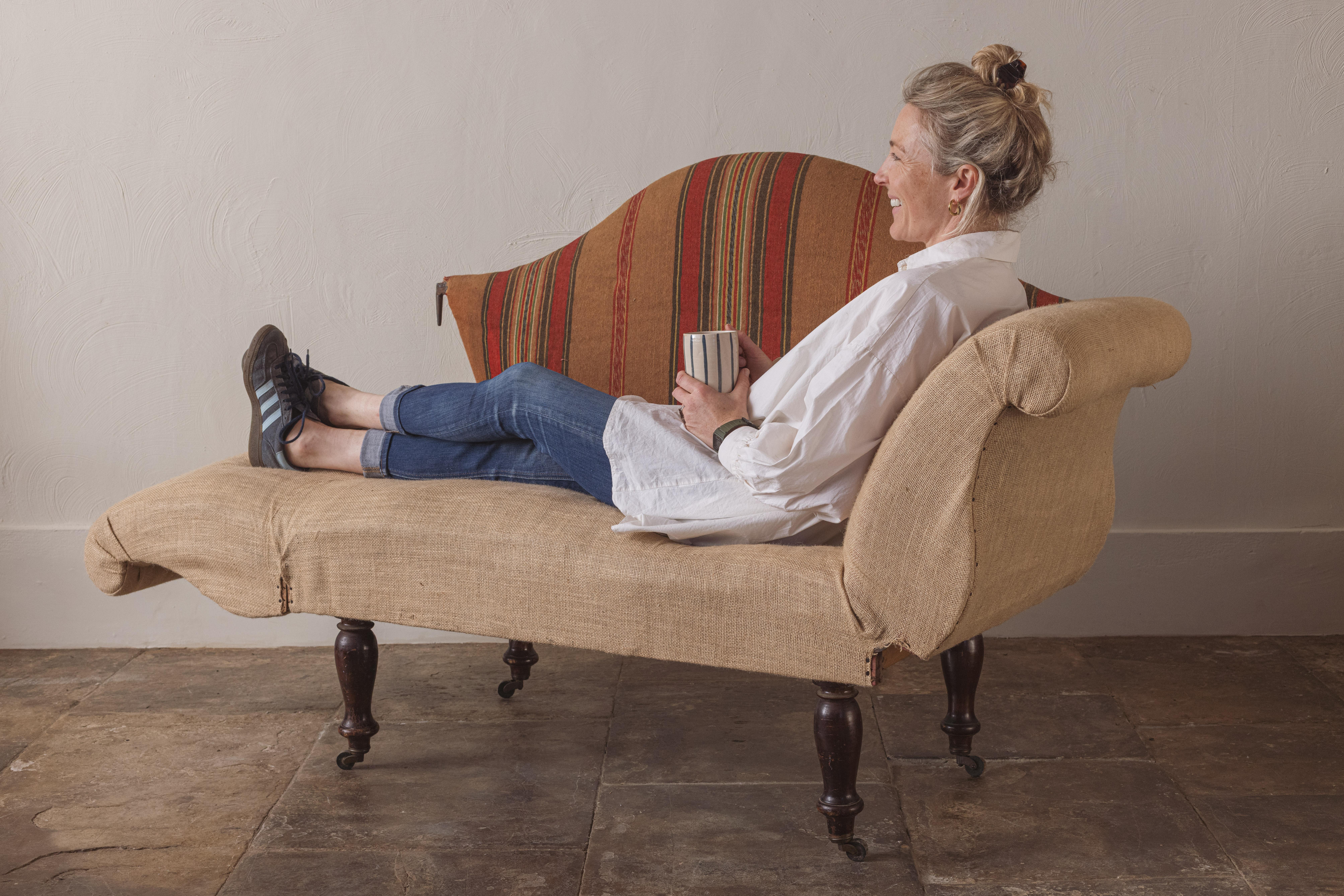 Regency Divano/Chaise Longue dell'inizio del XIX secolo in vendita
