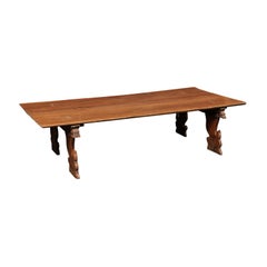 An Early 20th C. British Colonial Large Coffee Table (or Daybed)