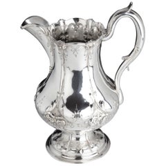 An Early 20th Century American Silver Beer Or Water Jug