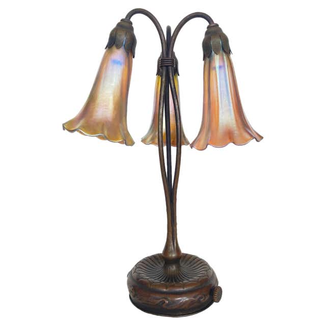 Austrian Art Nouveau Snake Table Lamp at 1stDibs