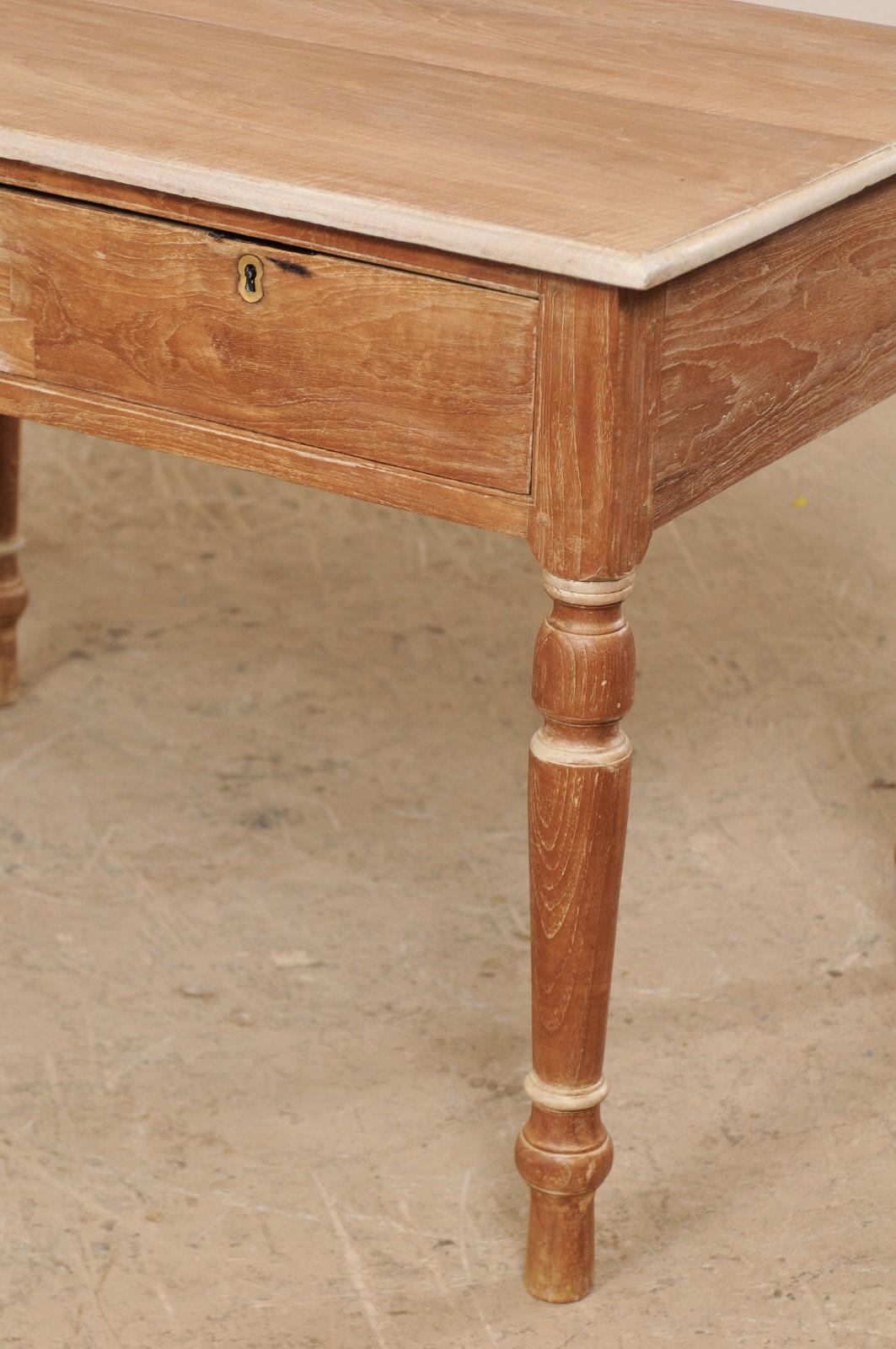 Early 20th Century British Colonial Occasional Table with Drawers 5