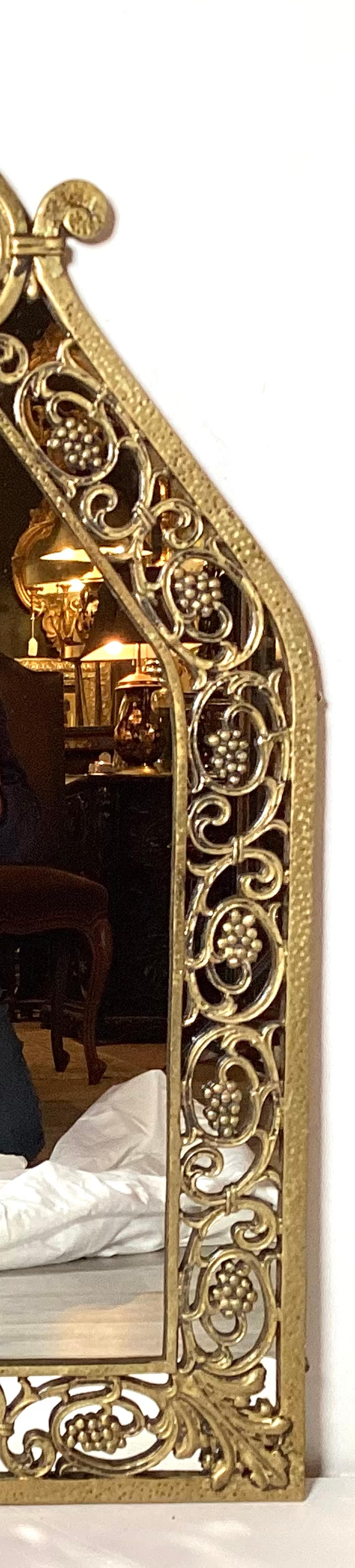 Konsole und Spiegel aus Bronze des frühen 20. Jahrhunderts, Oscar Bach zugeschrieben im Angebot 8