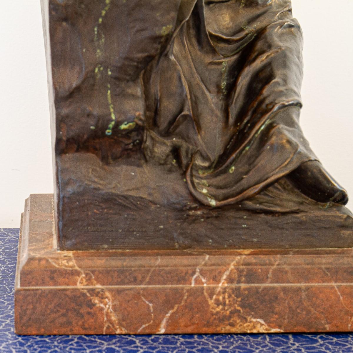 Early 20th Century Bronze of an Allegorical Figure by Georges Bareau 6
