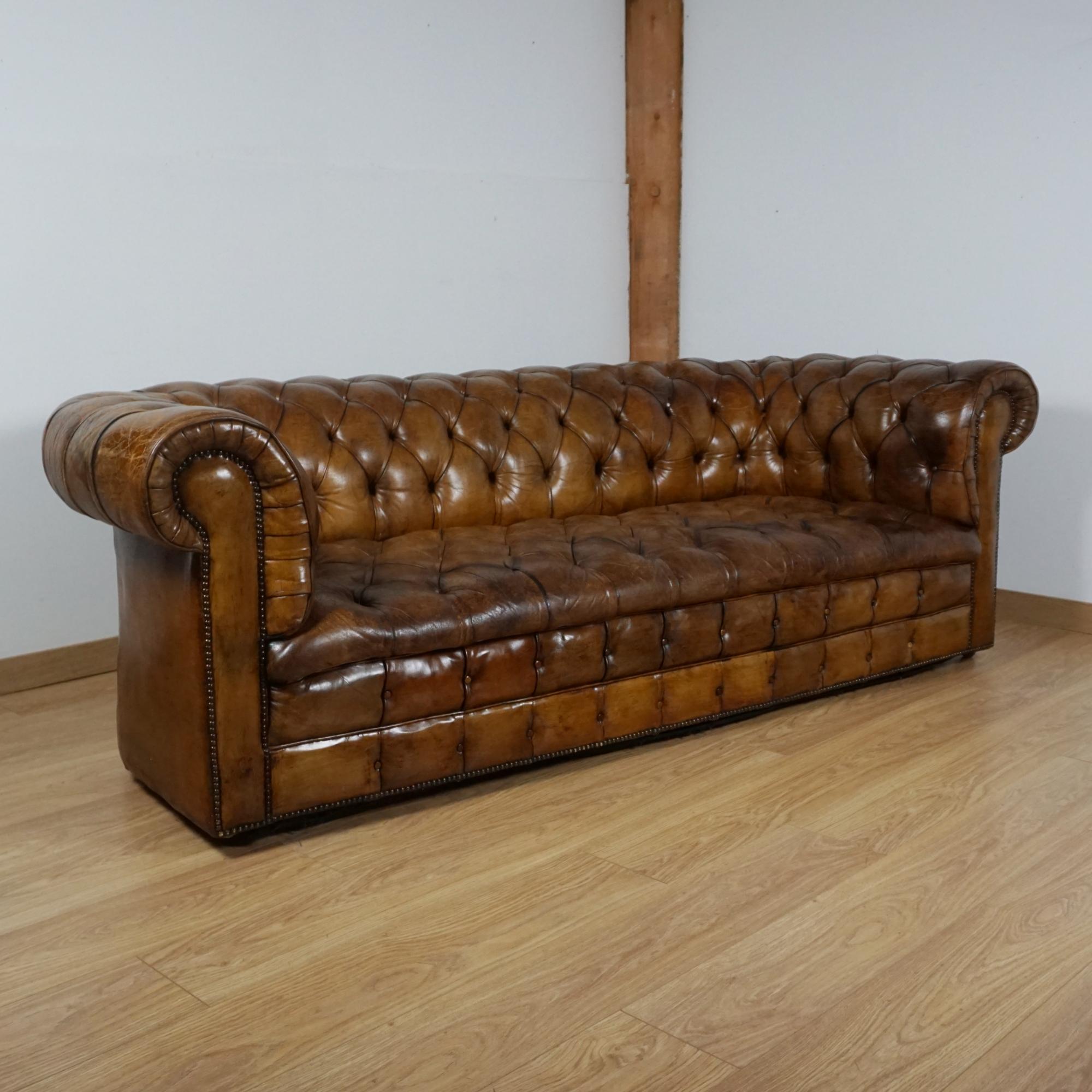 An Early 20th Century Chesterfield Sofa For Sale