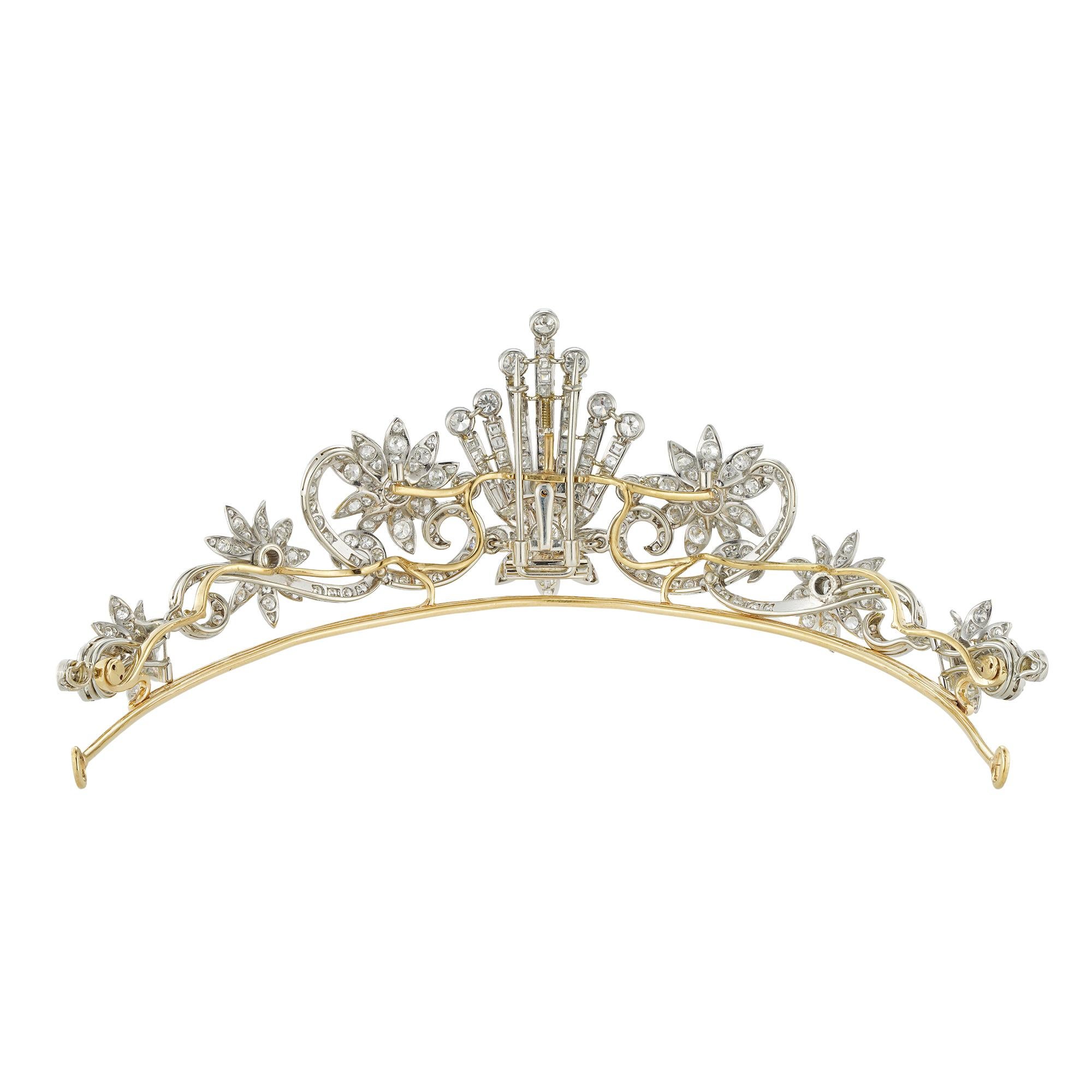 Un diadema con diamanti incastonati dei primi del Novecento In condizioni buone in vendita a London, GB