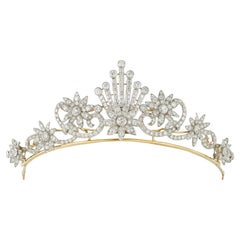 An early-20th century diamond-set tiara