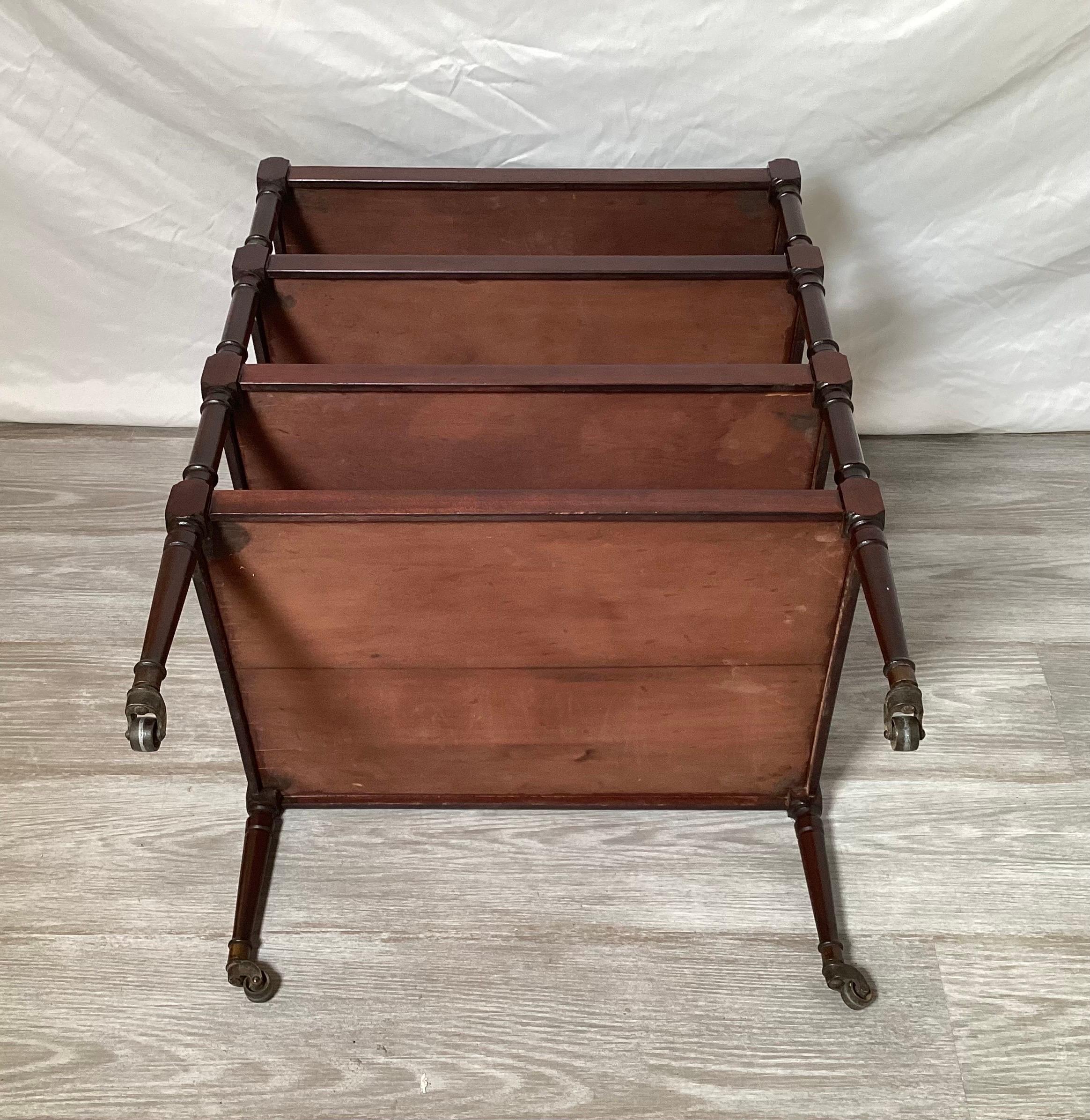 Early 20th Century Four Tiered Mahogany Occasional Side Table 3