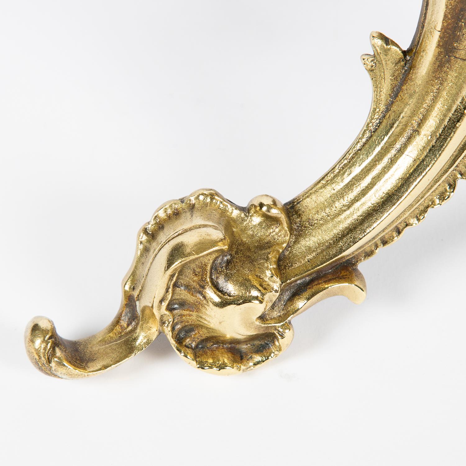 Early 20th Century French Louis XV Style Gilt Brass Fire Screen 8