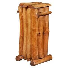 Early 20th Century French Rustic Log Bin