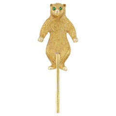 An Early 20th Century Gold Bear Stickpin