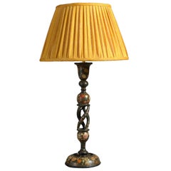 An Early 20th Century Kashmiri Table Lamp