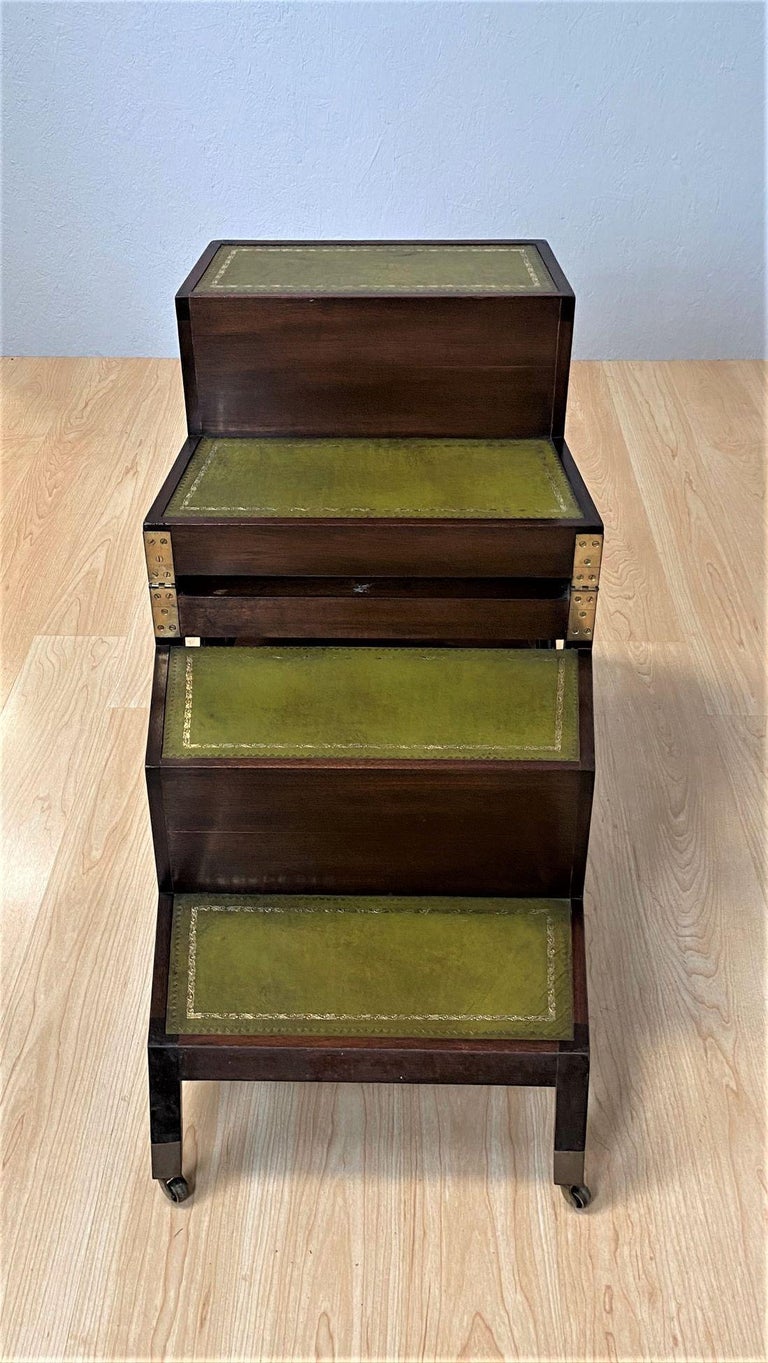 Early 20th Century Mahogany Metamorphic Library Steps or Chair For Sale ...