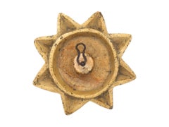 Jemenische Shabbat-Lampe aus geschnitztem Stein, Shabbat, frühes 20. Jahrhundert