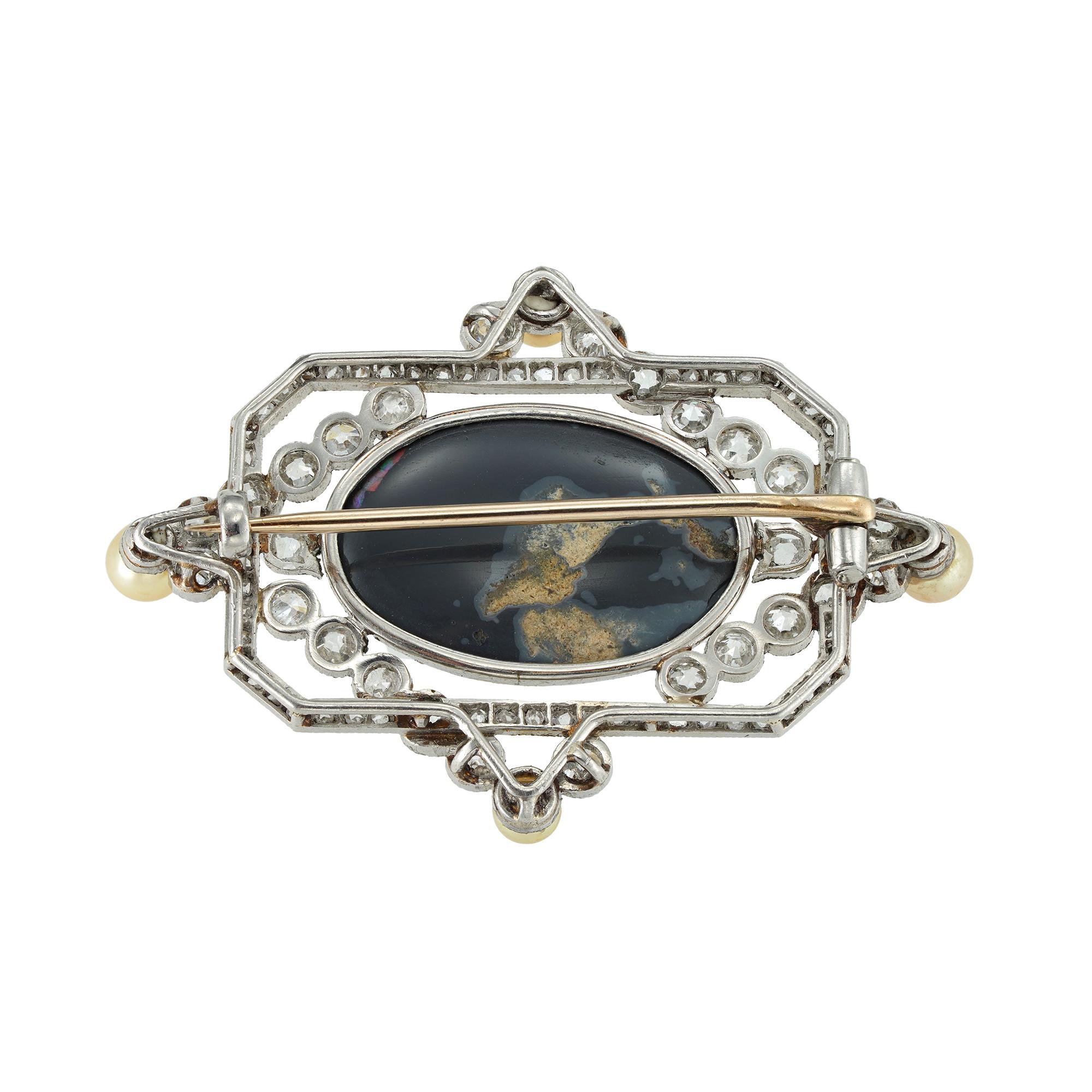 opal brooch