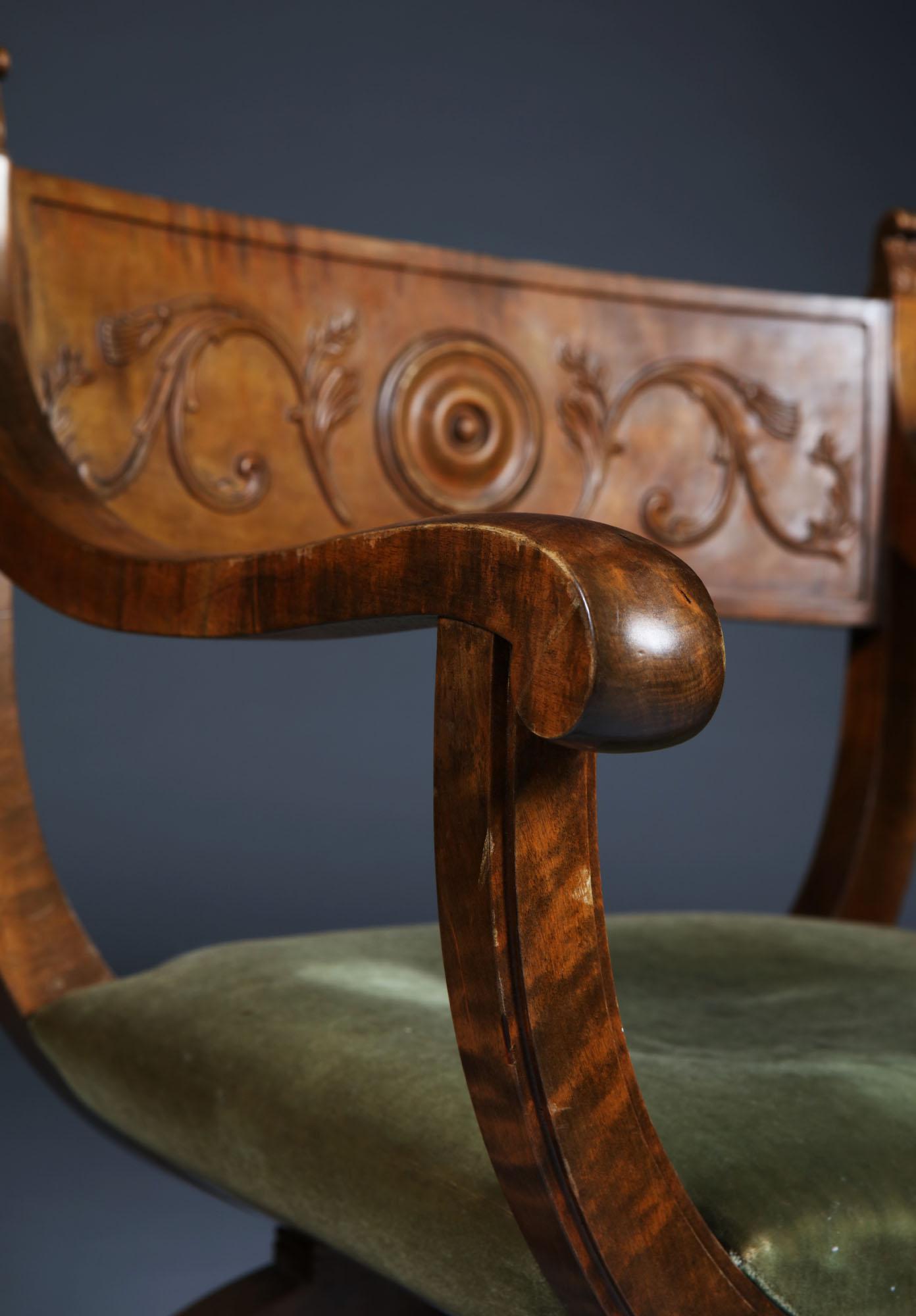 Axel Einar Hjorth, Early 20th Century Stained Birch Armchair 2