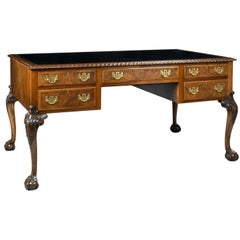 Early 20th Century Walnut Desk by Waring and Gillow