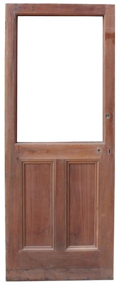 Early 20th Century Walnut Door