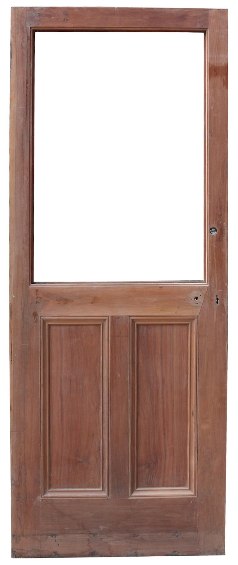 Walnussholz-Tür aus dem frühen 20. Jahrhundert im Angebot 1