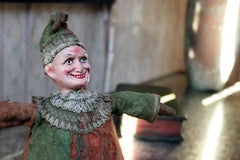 Early 20th Century Mr Punch Roly Poly Toy, circa 1915-1925