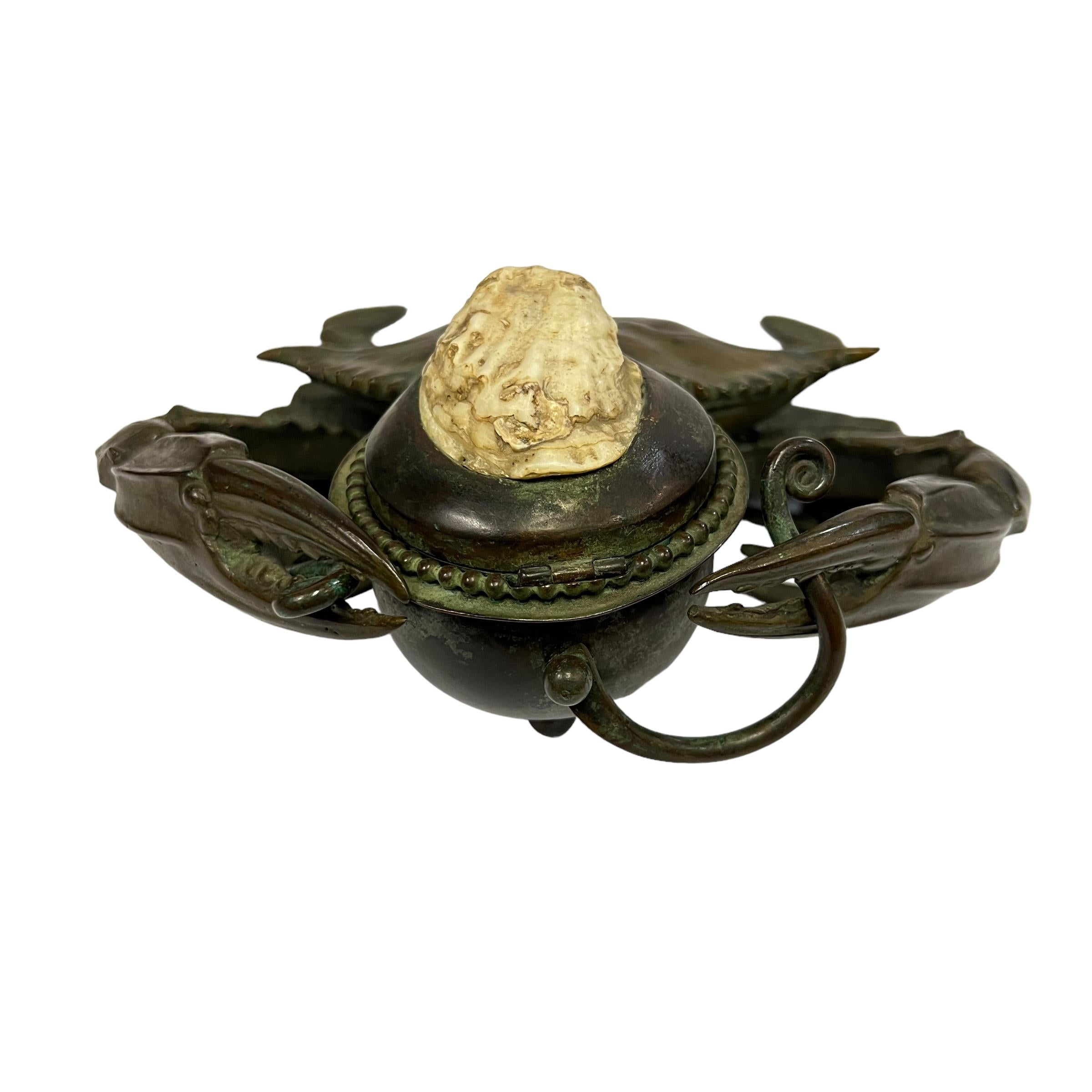 An Early American Art Nouveau Bronze 