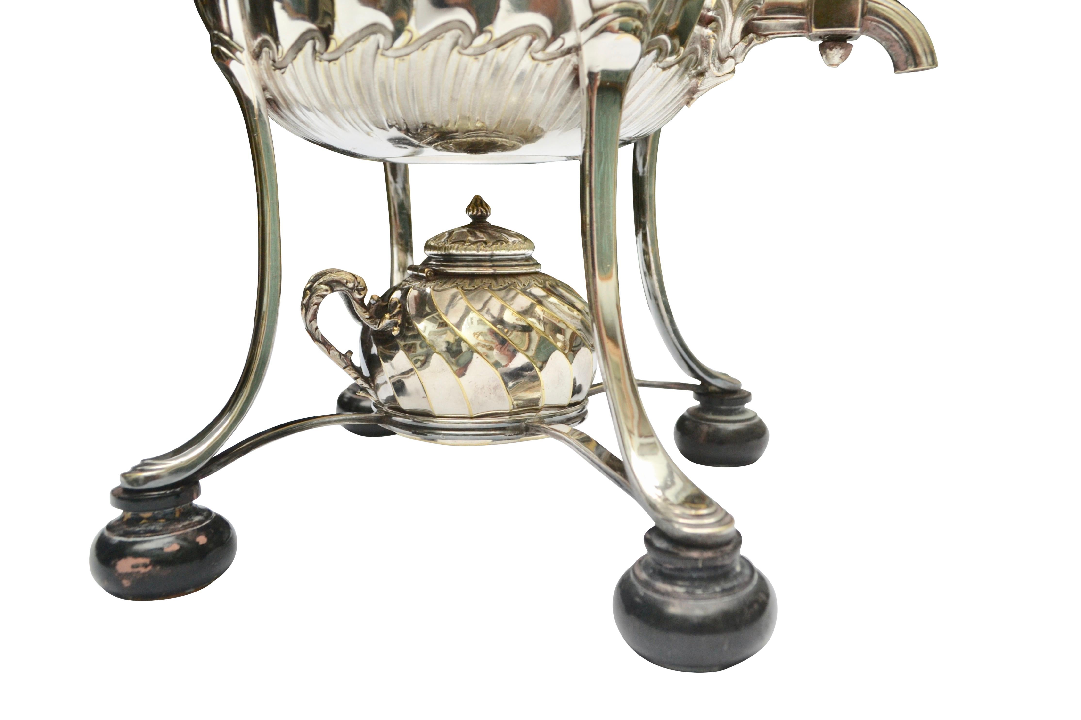 Belle Époque Early Christofle Plated Samovar Signed H Roulz