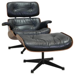 An Early Eames Lounge Chair & Ottoman