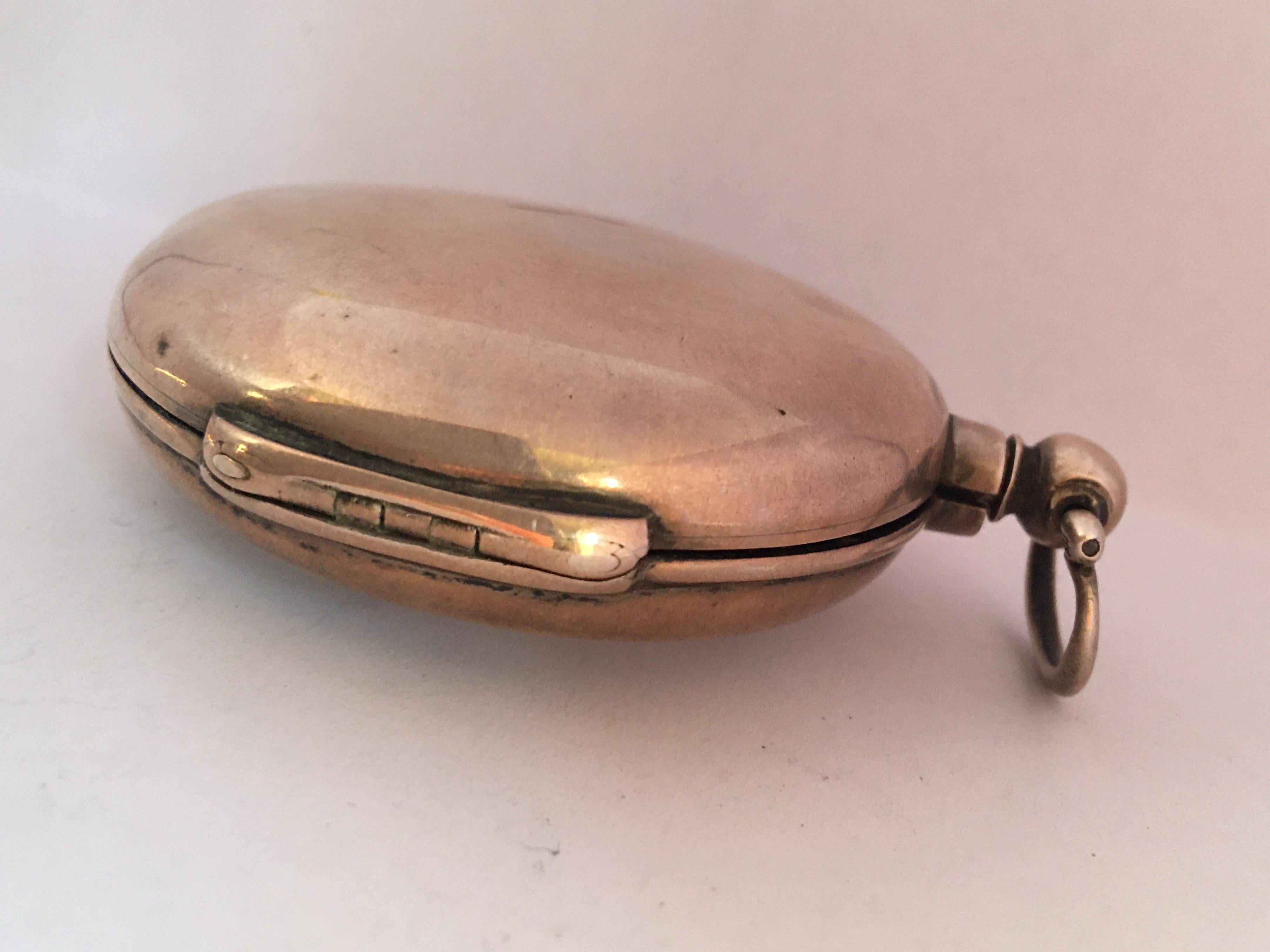 Early English Silver Pair Cased Verge Pocket Watch For Sale 10