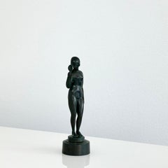 Early Diskometal Figurine made by Just Andersen, 1920s, Denmark
