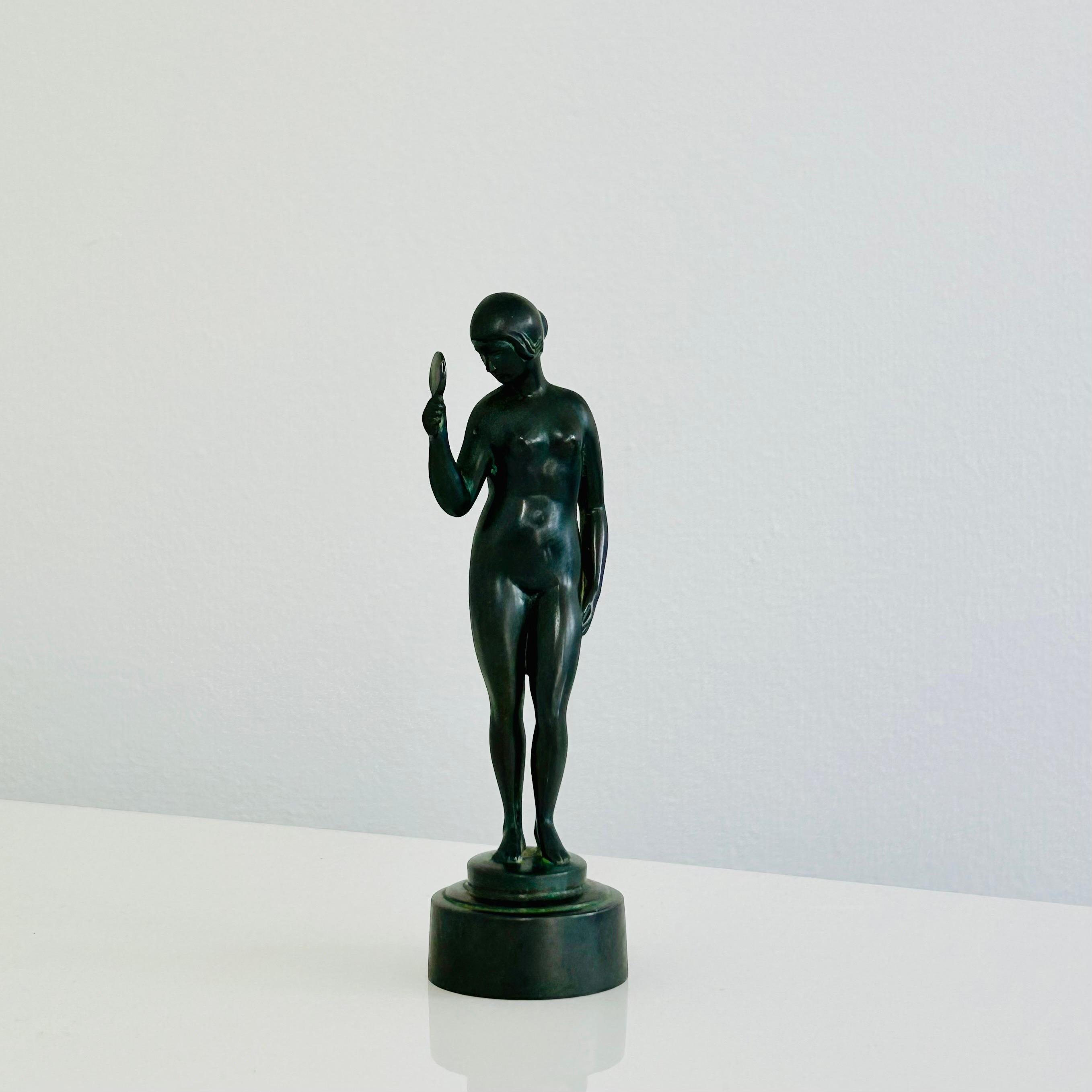 Art Deco An early figurine by Just Andersen, 1920s, Denmark For Sale