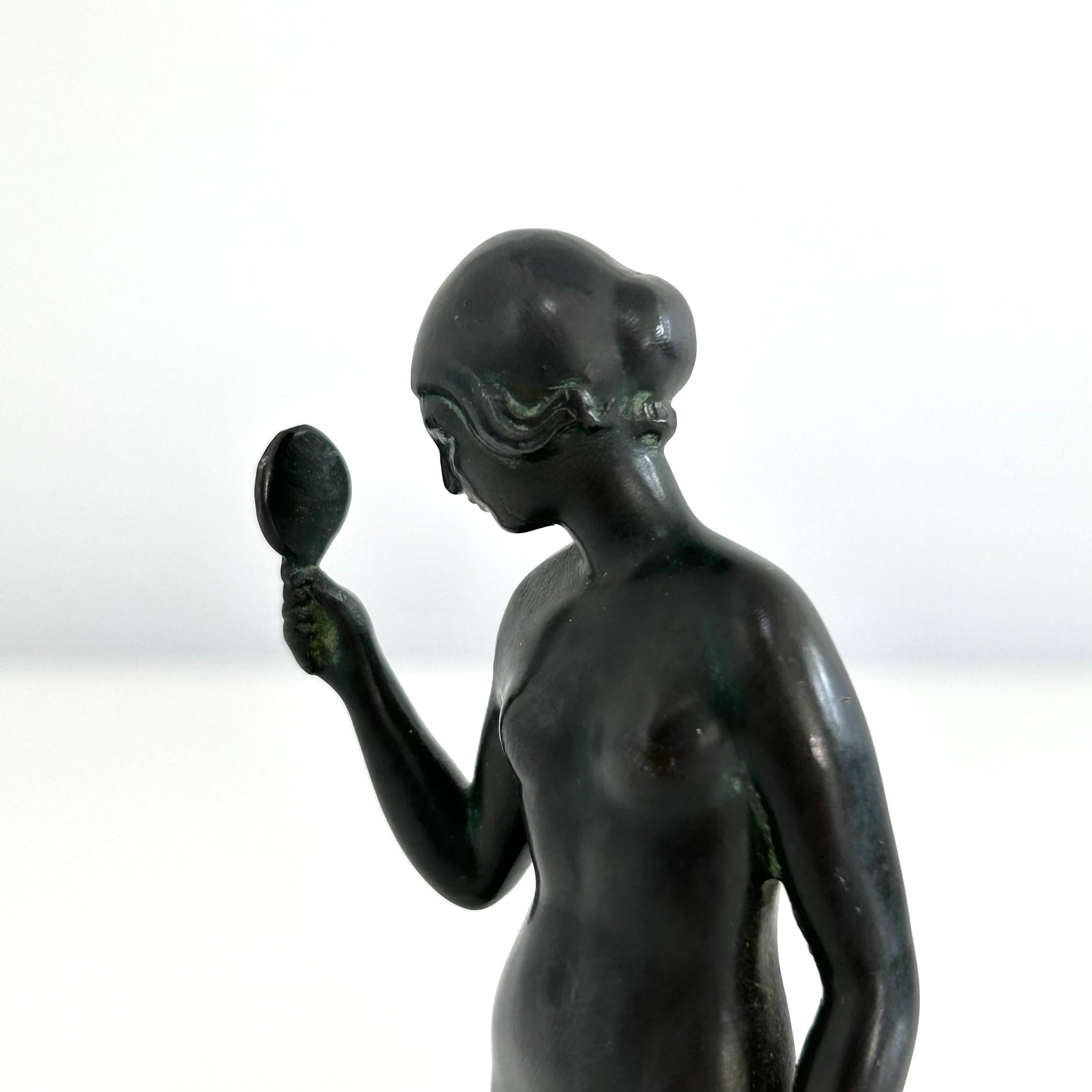 Early 20th Century An early figurine by Just Andersen, 1920s, Denmark For Sale