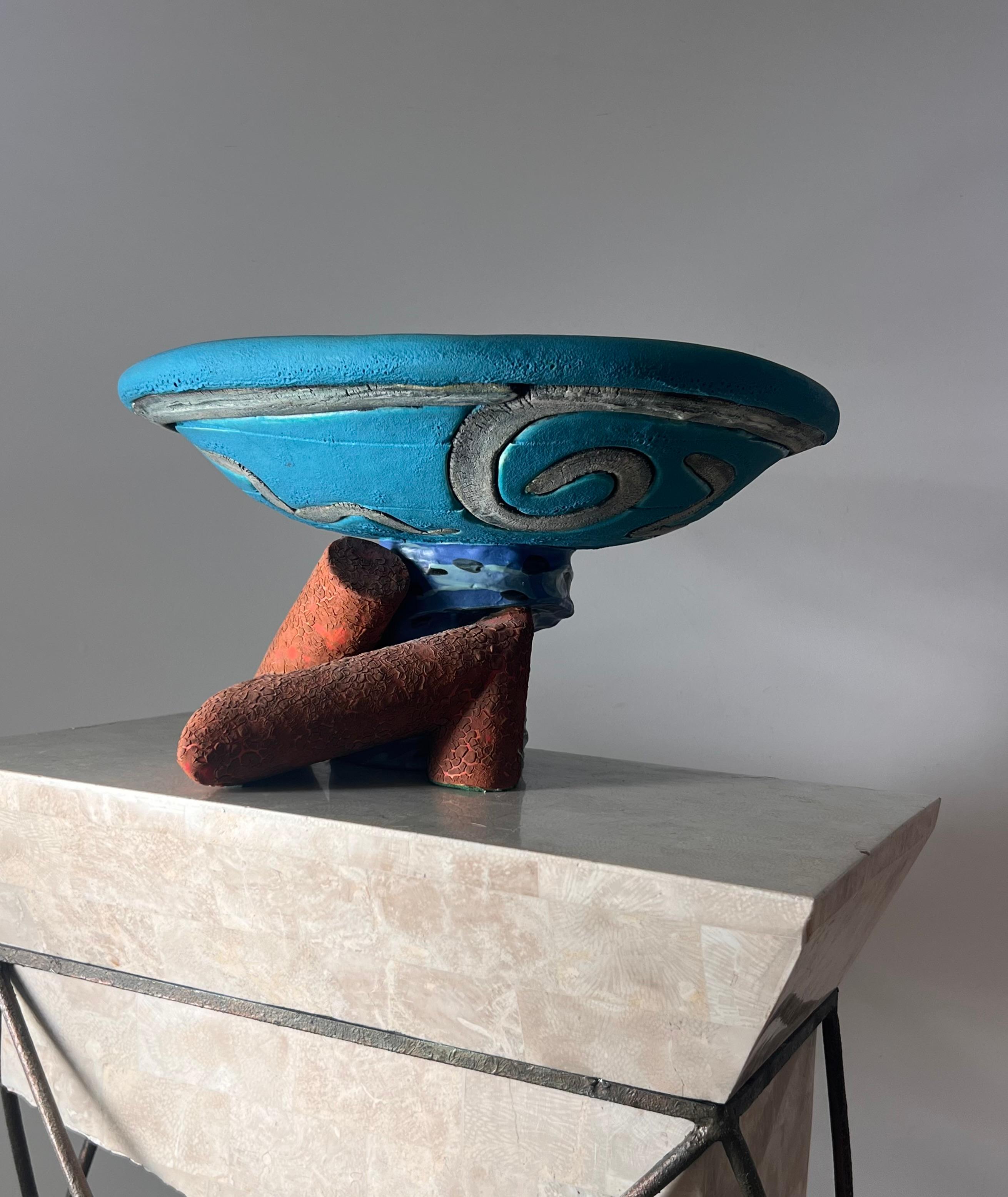 Fin du 20e siècle Céramique d'art précoce de Robert A.Milnes, fin du 20e siècle. en vente