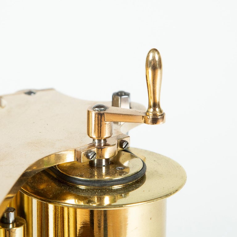 Early French Recording Pressure Gauge For Sale at 1stdibs