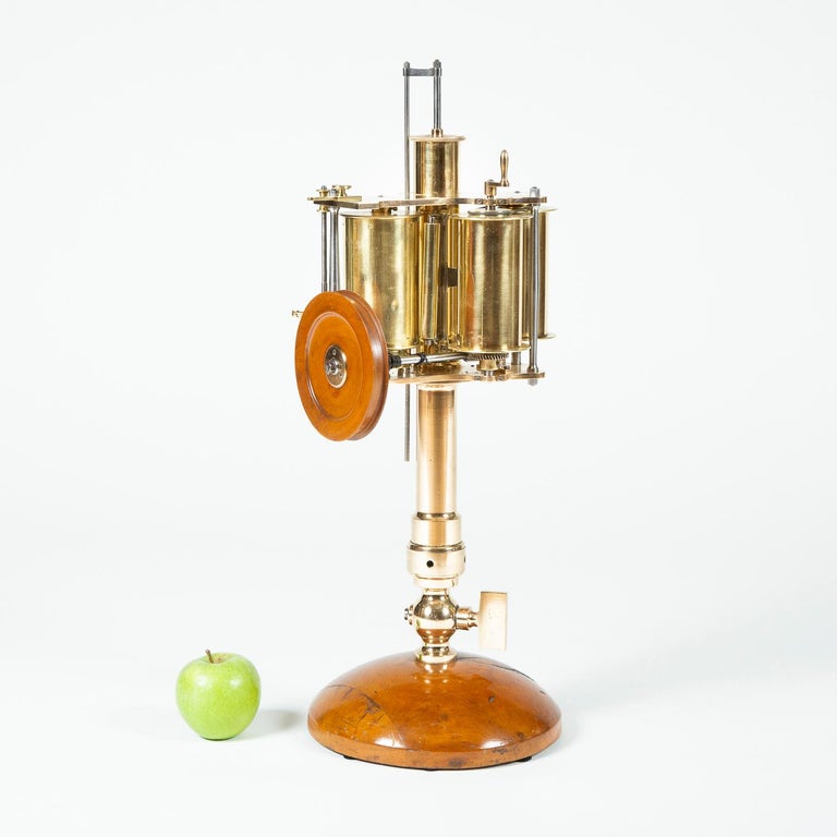 Early French Recording Pressure Gauge For Sale at 1stdibs