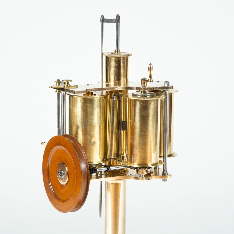 Early French Recording Pressure Gauge For Sale at 1stdibs