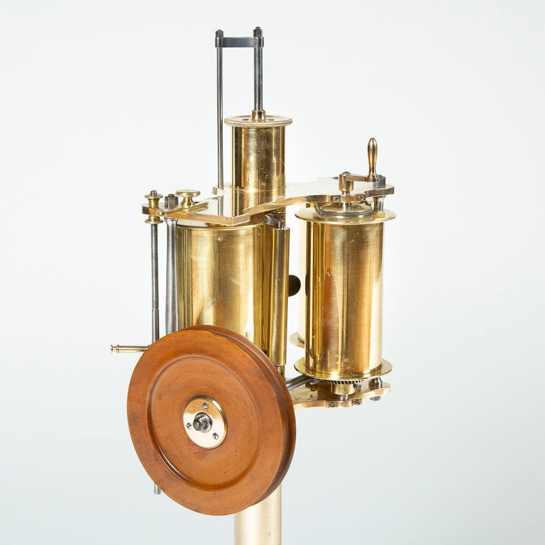 Early French Recording Pressure Gauge For Sale at 1stdibs