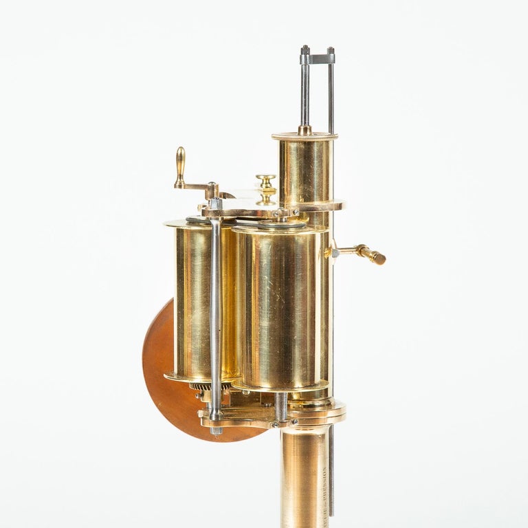 Early French Recording Pressure Gauge For Sale at 1stdibs