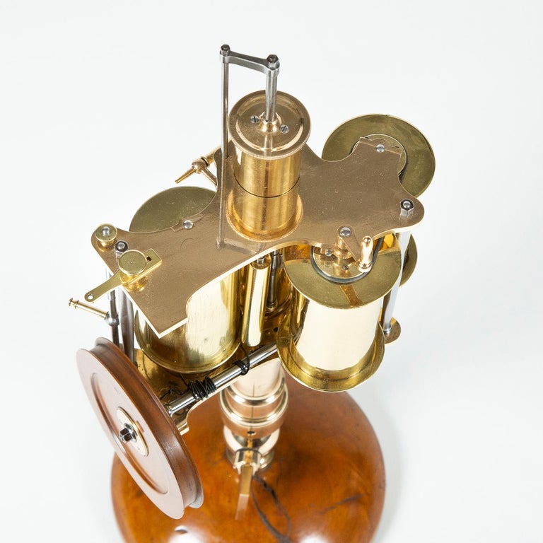 Early French Recording Pressure Gauge For Sale at 1stdibs