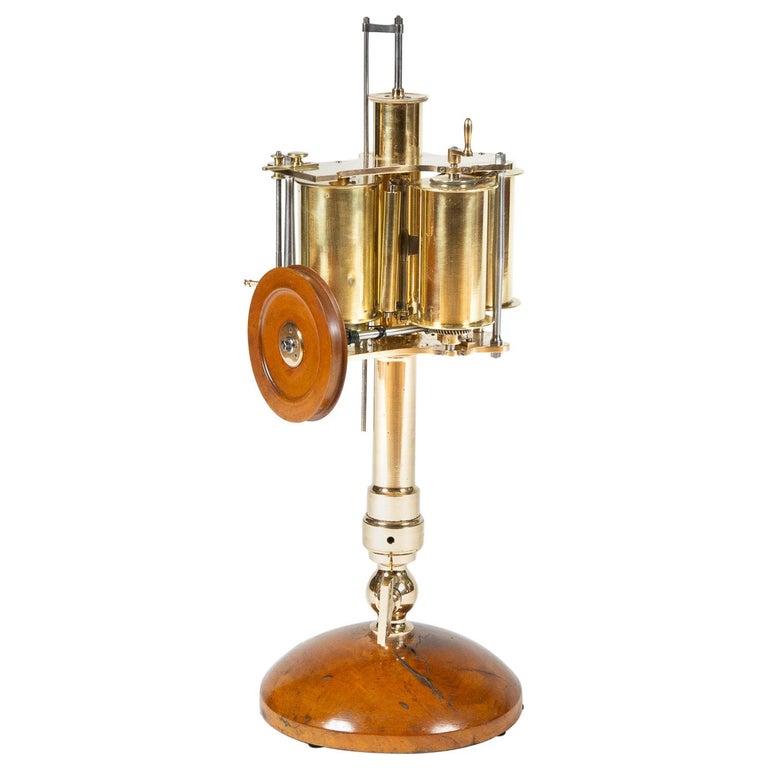 Early French Recording Pressure Gauge For Sale at 1stdibs
