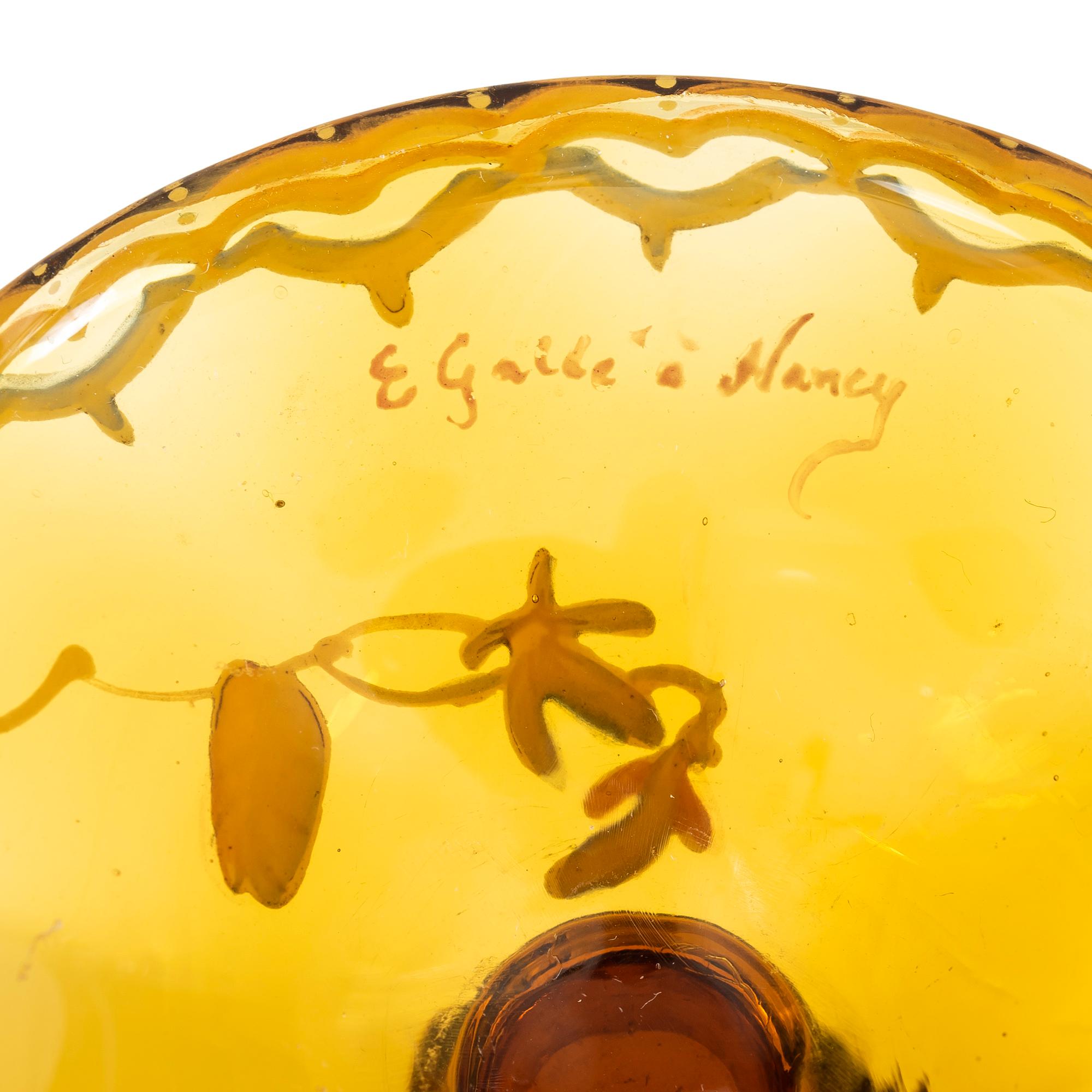 Émile Gallé (1846-1904)
Eine frühe Galle Cameo Glas Stielvase
Frankreich, um 1910
Vergoldete Unterschrift E Gallé Nancy
Maße: Höhe 5 1/2 in. (13,97 cm.), Durchmesser 3 1/2 in. (8,89 cm.)
Literatur:
Alastair Duncan und Georges de Bartha, Glass