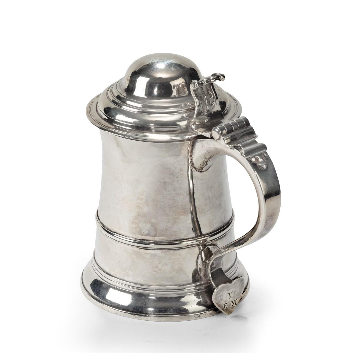 Early George III Silver Tankard In Good Condition In Lymington, Hampshire