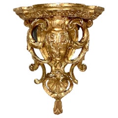 An Early Louis XV Carved And Giltwood Wall Bracket